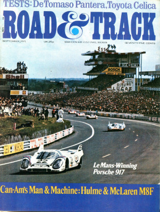 ROAD & TRACK 1971 SEPT - CELICA, PANTERA, ALFA 2000